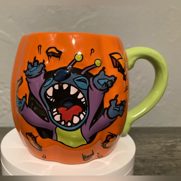 Disneys Not so Scary Halloween Party Stitch Coffee Mug - Picture 3 of 7